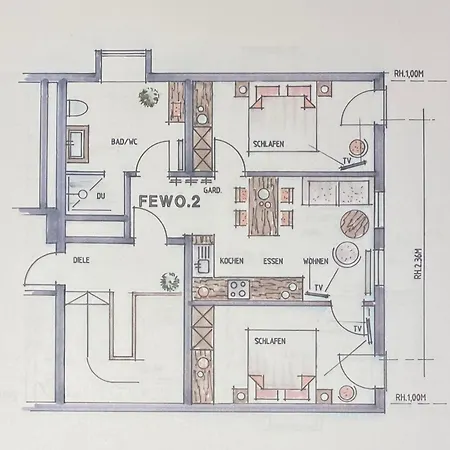 Haus Oyben Appartamento